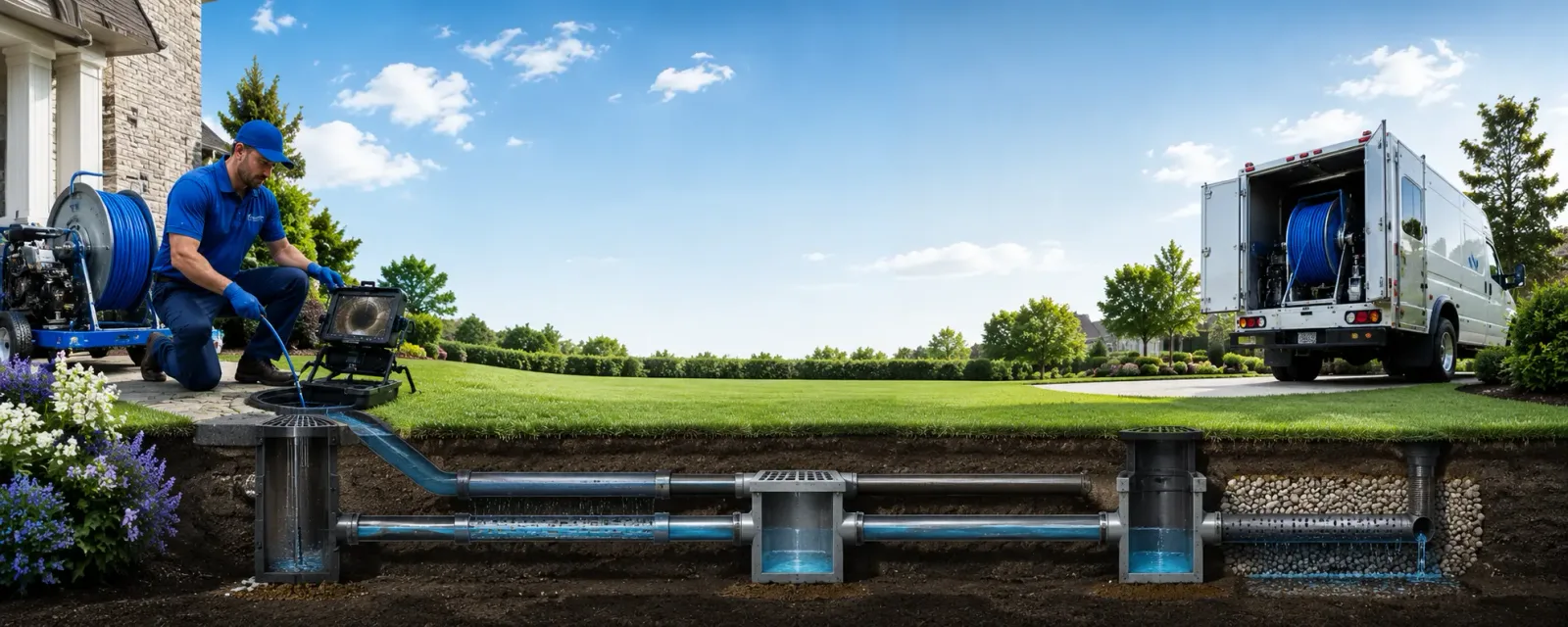 Outdoor drain cleaning information for Tomball, TX