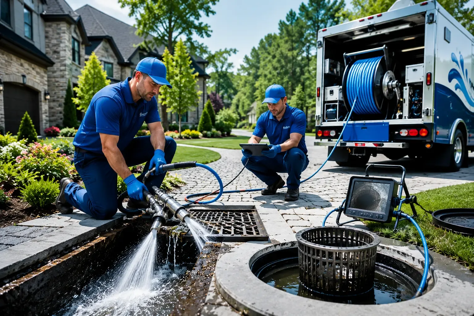 Local outdoor drain cleaning professionals in Tomball, TX