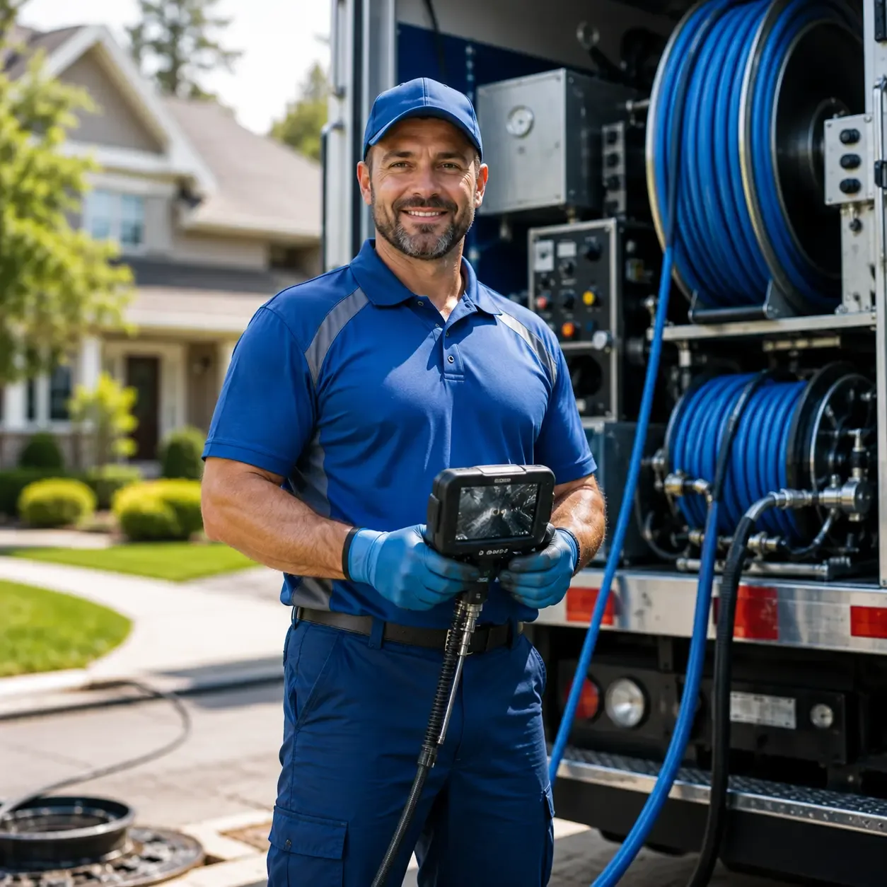 Local outdoor drain cleaning specialists in Tomball, TX